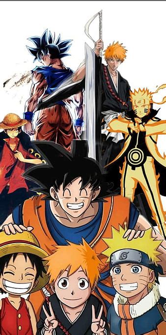 All Anime Naruto Luffy Goku Ichigo Saitaman Hd Phone Wallpaper