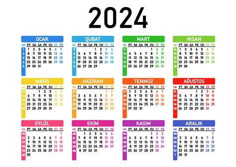 Dağıtmak Elma Birleşme 2024 Yılı Takvimi