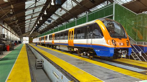 The New Class 710 At Willesden Junction Maintenence Sheds Almost Ready To Go Into Service R