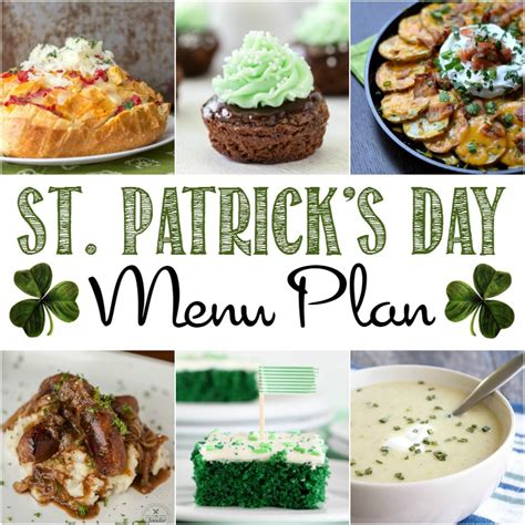 A St Patrick S Day Meal Plan The Gingered Whisk