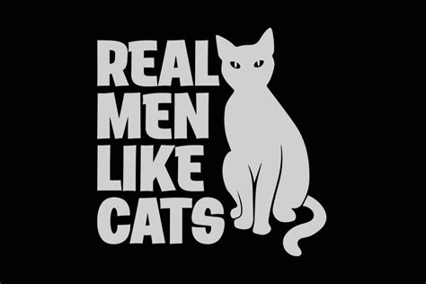 Real Men Like Cats Funny Cat Lover T Shirt Design 25678017 Vector Art At Vecteezy