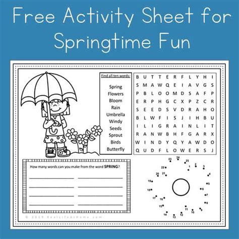 Printable Activity Sheets For Kids Activity Shelter Free Printable