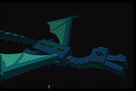 Ender dragon coloring pages from minecraft to print. Ender Dragon Blue Minecraft Texture Pack