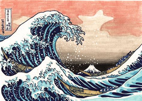 Download Japanese Wave Computer Wallpaper Images