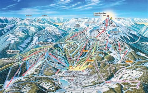 Big Sky Piste Maps And Ski Resort Map Powderbeds