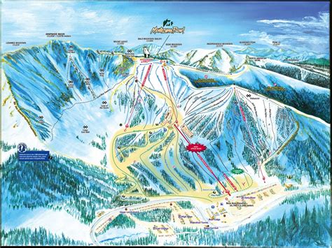 Arapahoe Basin Ski Area Trail Map Colorado Ski Resort Maps