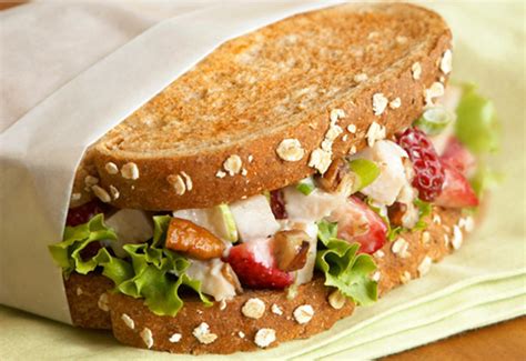 Balsamic Berry And Turkey Salad Sandwiches Recipe Just A Pinch Recipes