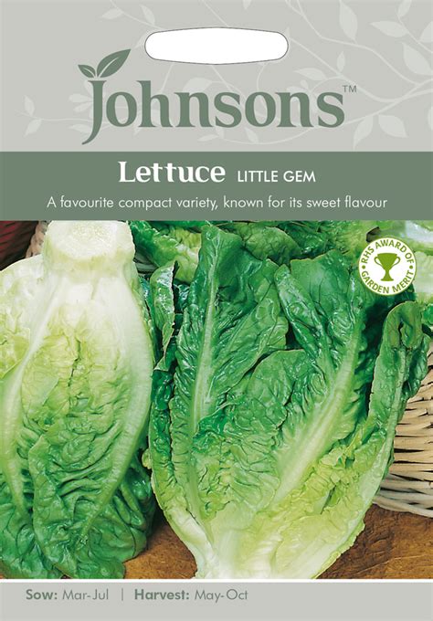 Lettuce Little Gem Seeds By Johnsons Uk