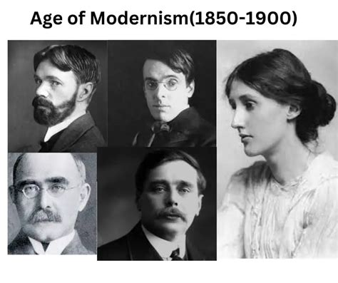 Age Of Modernism1850 1900 Important Writers For Ugc Net English