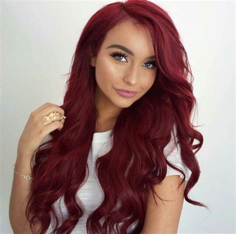 Burgundy hair is the hair color that is mostly used in black hair. Pinterest: @ℓ ι ѕ ѕ є т т є | Red hair color, Burgundy ...