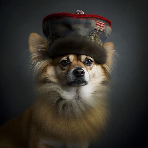Premium Photo Dog Wearing A Hat