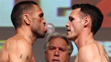 Anthony Mundine Baits Daniel Geale By Blowing Bubble Gum