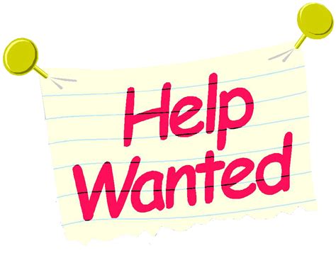 download help wanted sign illustration