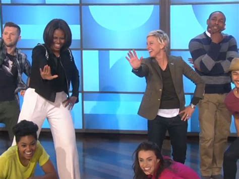 Video Michelle Obamas Dance To Uptown Funk On The Ellen Degeneres