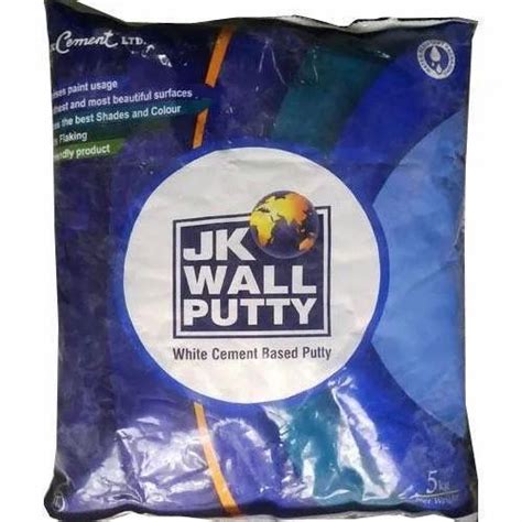 5 Kg Jk White Cement Based Wall Putty At Rs 180bag Jk Wall Putty In