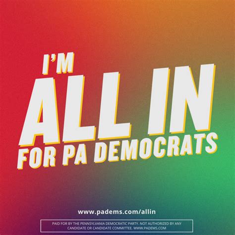 All In Pa Pa Democratic Partypa Democratic Party