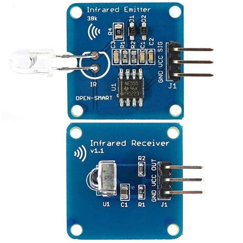 Infrared Transmitter Ir Receiver Module W 38k Carrier For Arduino