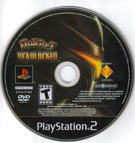 Ratchet Deadlocked 2005 Playstation 2 Box Cover Art Mobygames
