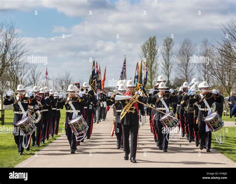 A Service Marking The 35th Anniversary Of The Argentine Invasion Of The