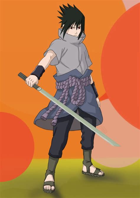 Learn How To Draw Sasuke Uchiha From Naruto Naruto Step By Step