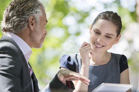 Business People Talking Outdoors Stock Image F0142261 Science