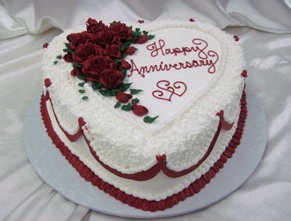 Add flour alternately with vanilla and milk mixture. Heart shape cake | Happy anniversary cakes, Anniversary ...