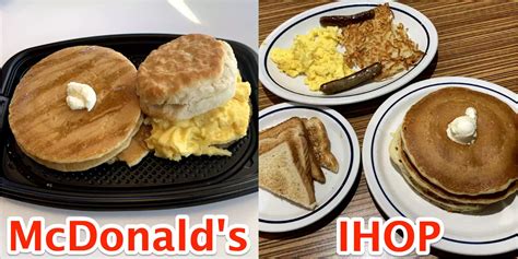 I Tried Mcdonald S 7 And Ihop S 21 Breakfast Platter The Fast Food Chain Impressed Me But