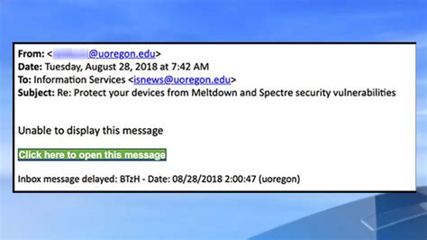 Uo Police Dont Click On Email Links That Read Click Here To Open