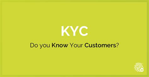 What Is Kyc Know Your Customer And How It Works