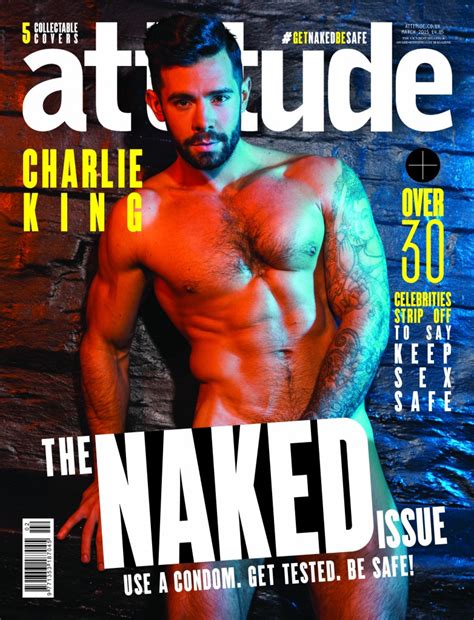 Charlie King Strips Off For The Attitude Naked Issue Attitude