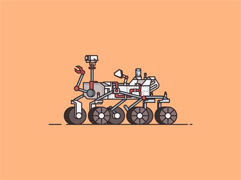 Mars Rover Illustration By Arez On Dribbble