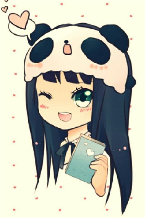 Chicas Lapiz Kawaii Pandas Animes Para Dibujar