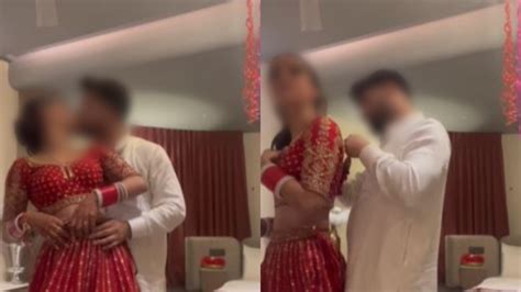 viral suhagraat video couple recorded the video of suhagraat shared by mistake now going