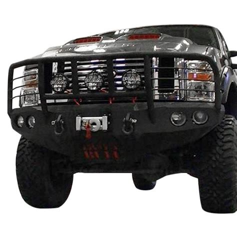Iron Bull Bumpers® Ford F 350 1980 Full Width Black Front Winch Hd