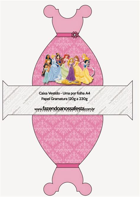 Oh My Fiesta In English Disney Princess Party Free Printable Boxes