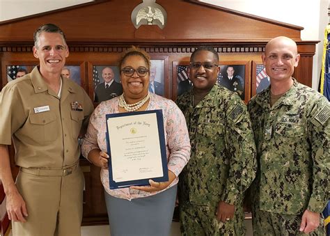 Ms Jana Rittman Received The Navy Meritorious Civilian Service Award