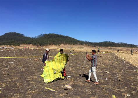 Pictures From The Ethiopian Airlines Crash Site