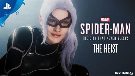 Spider Man Ps4 The Heist Dlc Trailer Introduces Felicia Hardy S Elusive Black Cat