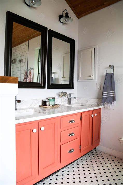Installing cabinet and sink as a joint unit might make more sense if you have considerable space and want to utilize it in the best possible manner. DIY Bathroom Remodel (Ideas for a Budget-Friendly ...