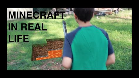 Herobrine is not real, has never been real, and will never be real. Minecraft in real life - YouTube