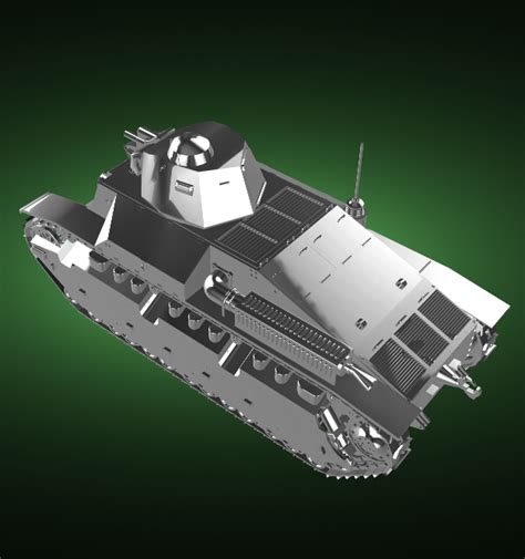 Stl File Renault Char D2・model To Download And 3d Print・cults