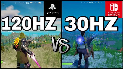 Switch Vs Ps5 Fortnite Season 6 Comparaison 4k Youtube