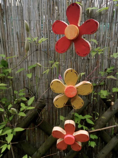 Julie Nielsen Small Wooden Craft Flowers