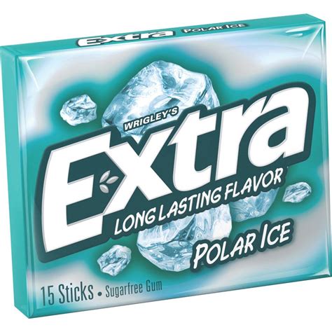 Wrigley Extra Polar Ice Chewing Gum Mint 10 Box