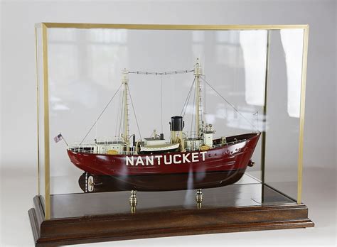 Nantucket Lightship Nantucket Lightship Cased Model By The Lannan