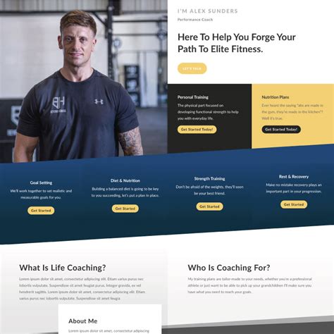 Personal Trainer Template