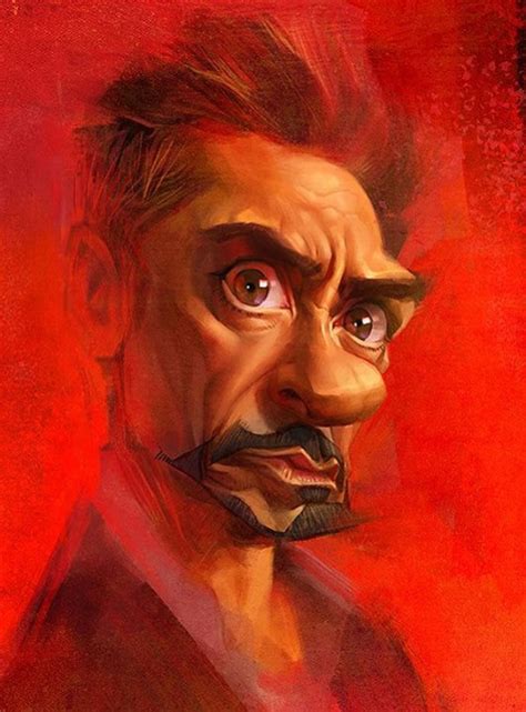 Irancartoon Robert Downey Jr By Xi Ding Austriabest Caricature 2013