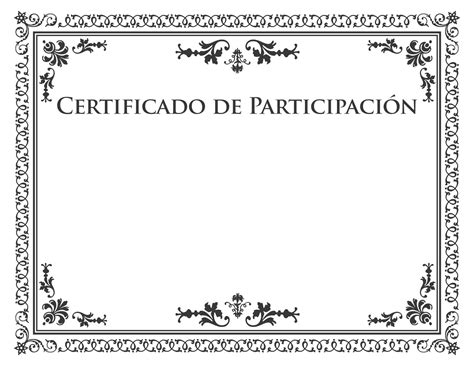 Certificado De Participación Para Imprimir En Pdf 2022