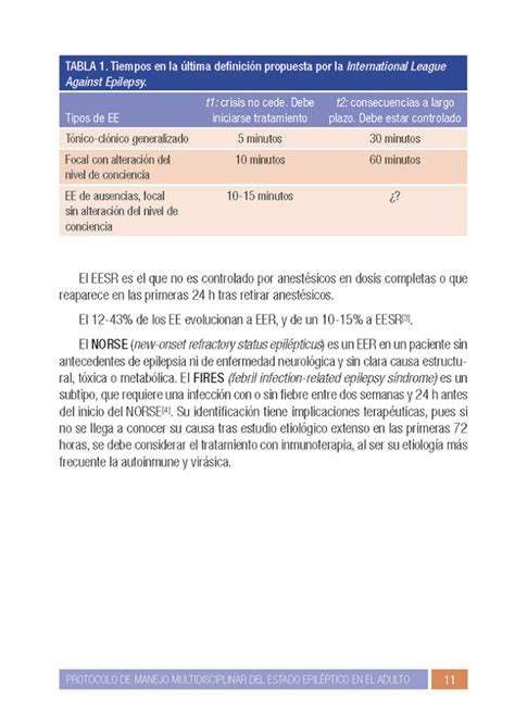 Protocolo De Manejo Multidisciplinar Del Estado Epil Ptico En El