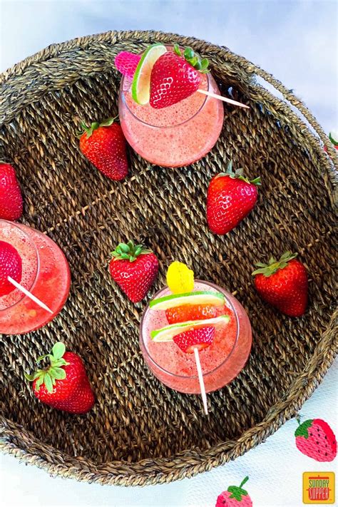 Maybe you would like to learn more about one of these? Frozen Strawberry Daiquiri Recipe | Sunday Supper Movement